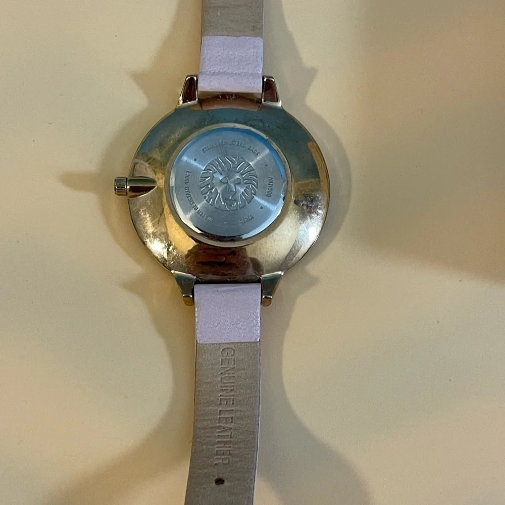 Anne Klein Genuine Leather Watch